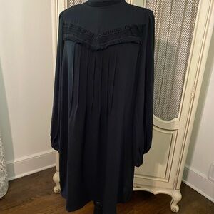 Ann Taylor LBD lace detail dress